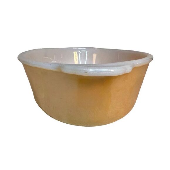 Vintage Pyrex FIRE KING Peach Lusterware 1-1/2 Qt. Casserole Dish #467 READ - Picture 11 of 16